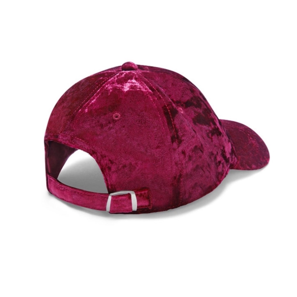 •Victoria’s Secret PINK• Velvet Baseball Hat - Picture 2 of 2